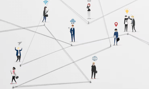 ربط الشركات والشراكات التجارية